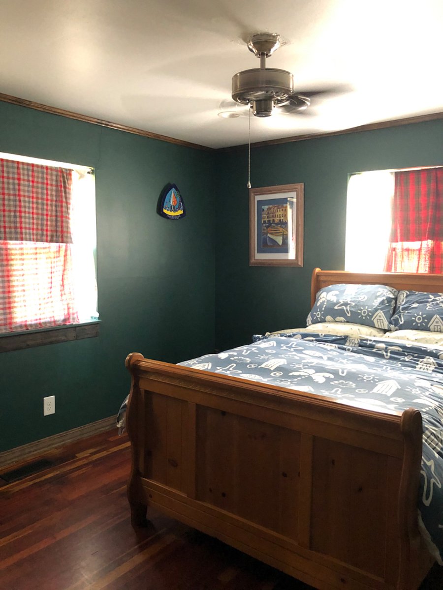 Curtains have been changed.