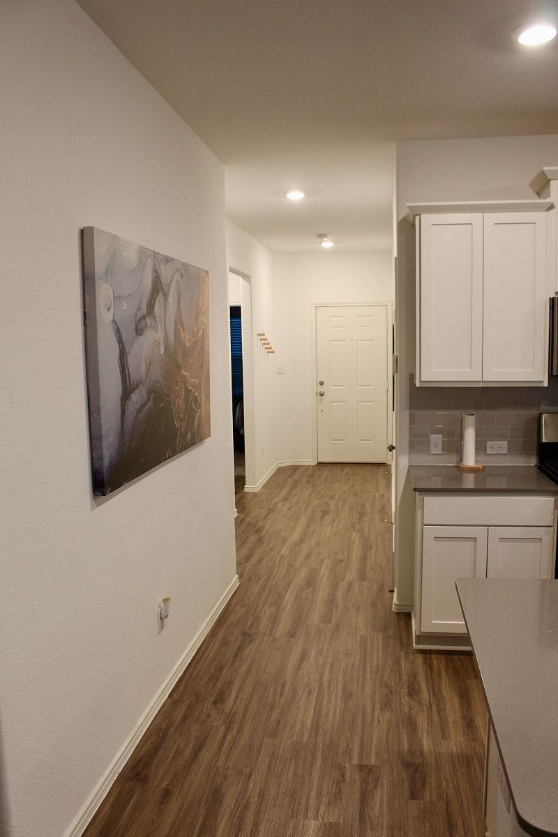 Entry Hallway view from Kitchen