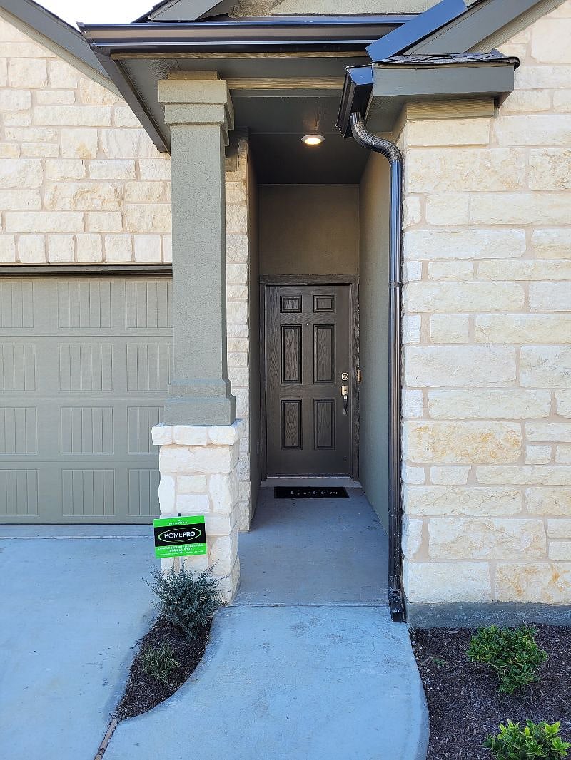 Front Door and Garage
