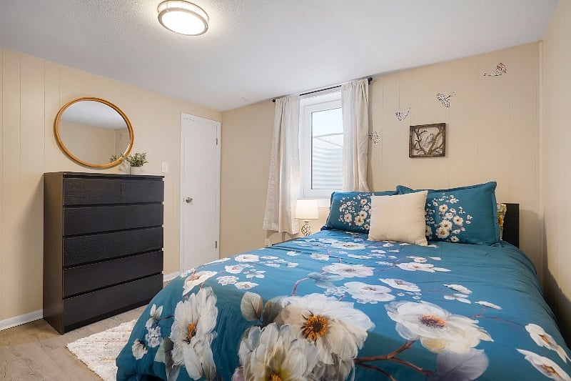 Bedroom on west side