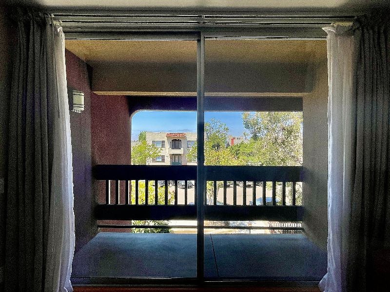 Bedroom balcony