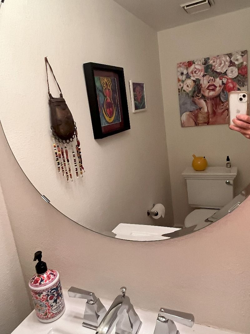 First floor half bath