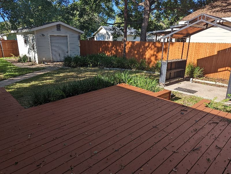 Back deck
