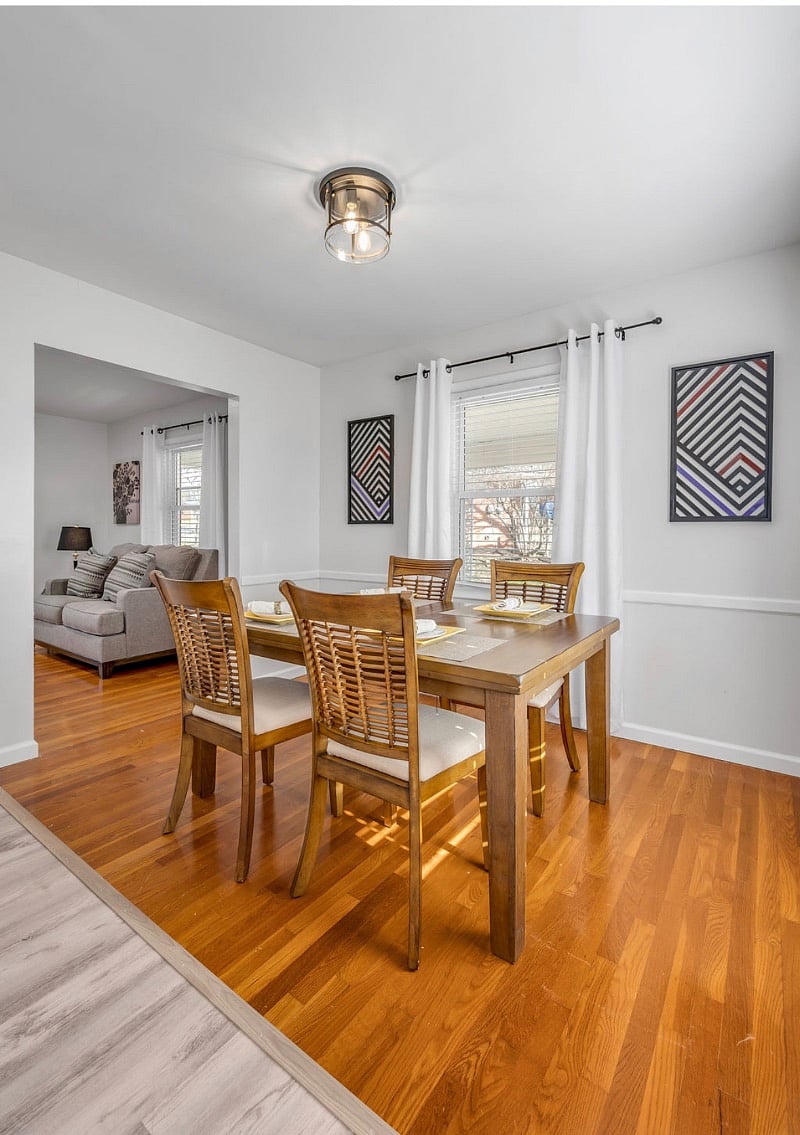 Shared dining area