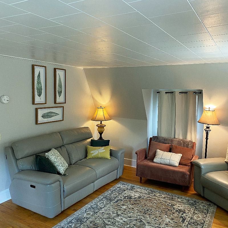 Living room facing northeast.