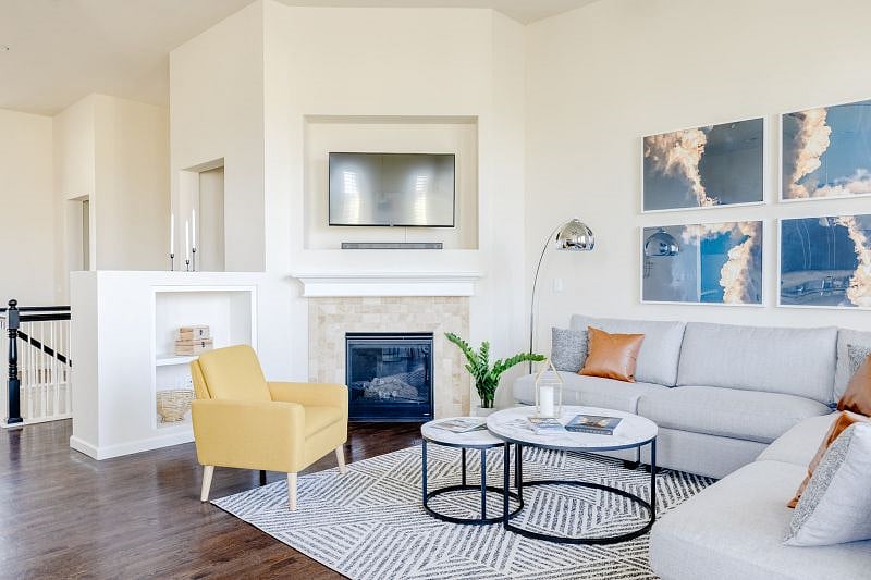 Big and bright living spaces.