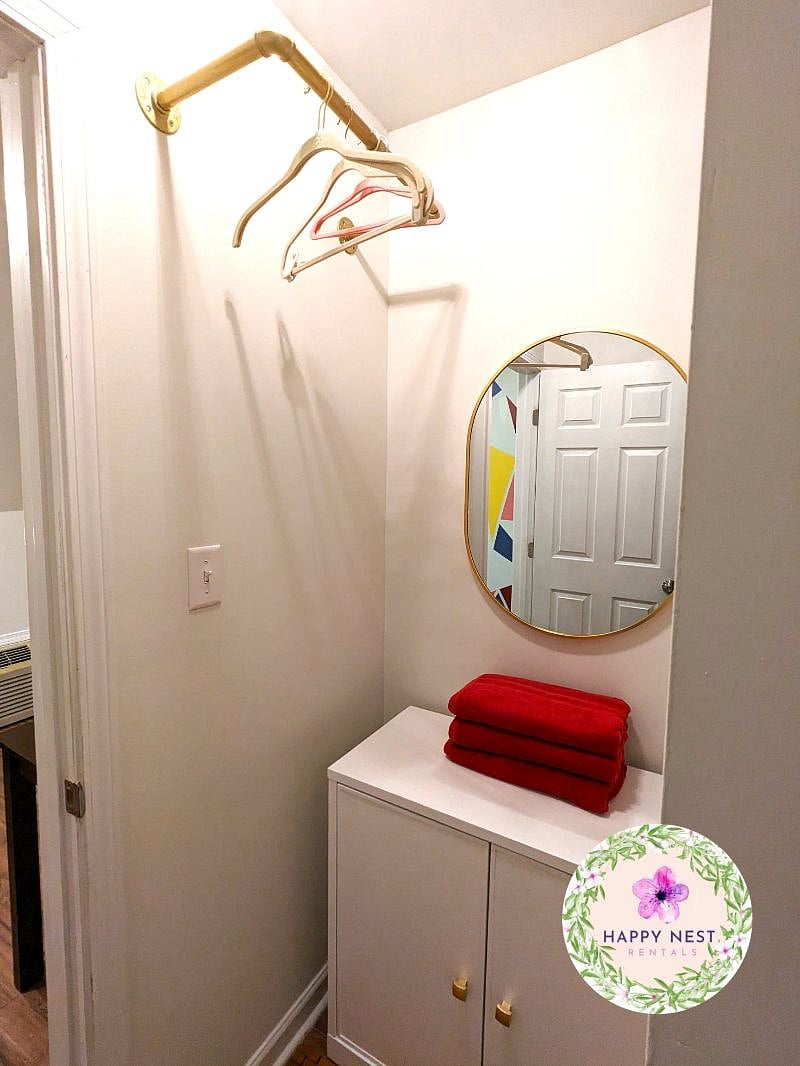 Additional storage for your belongings in the bathroom