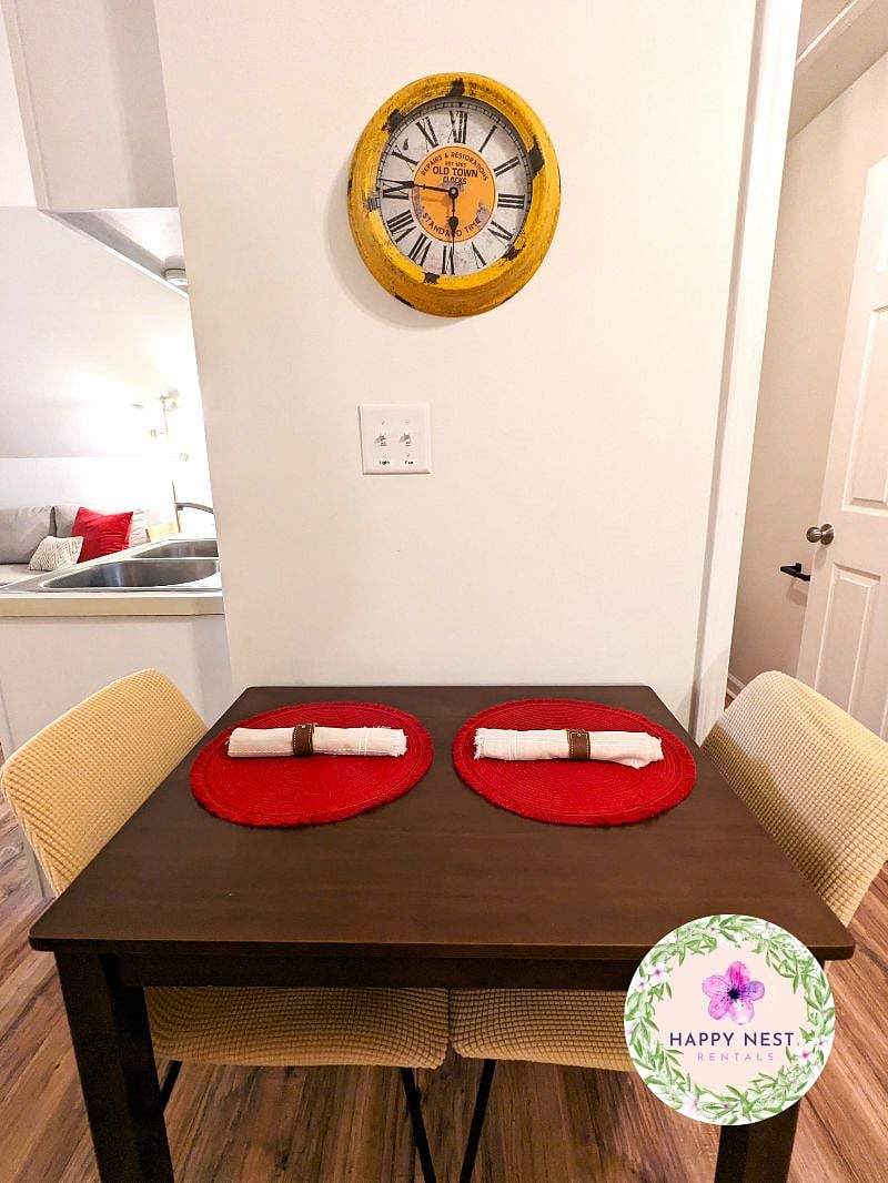 Cozy dining area