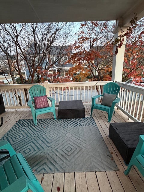 Shared back patio