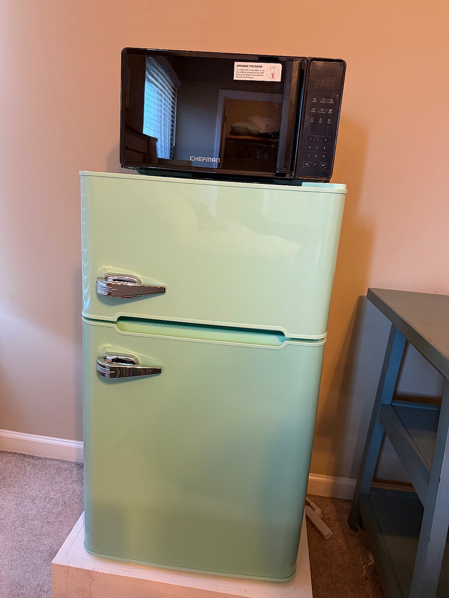 Personal microwave and mini-fridge