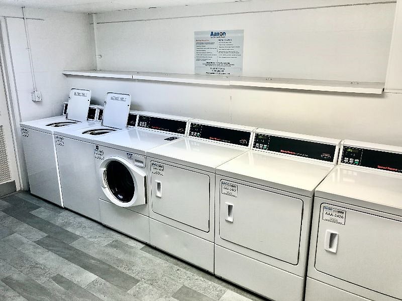 Laundry just down the hall and there is one on each level.