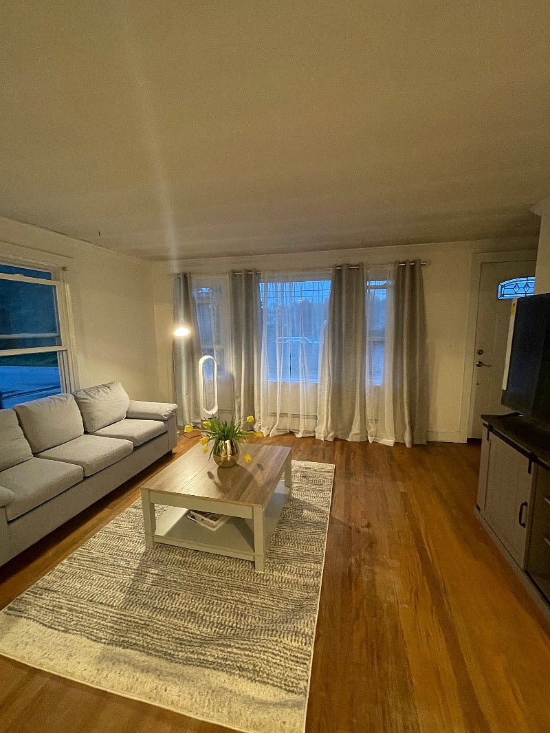 Living room with TV 