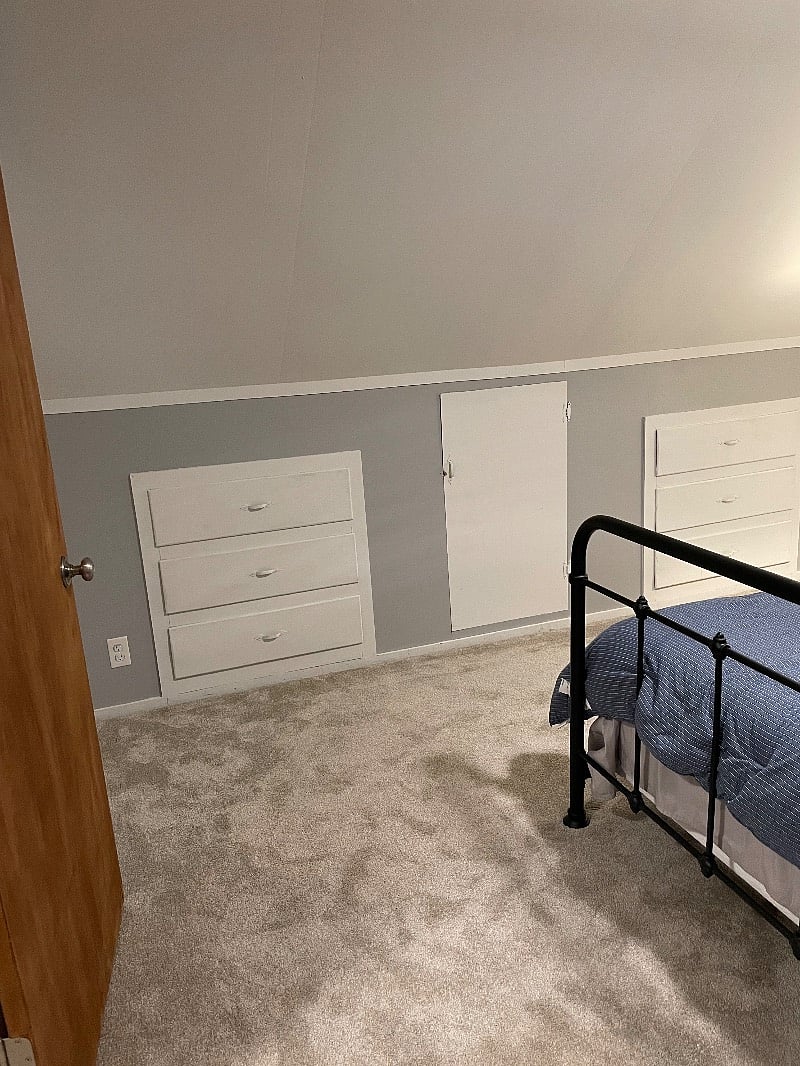 Bedroom #4 with built in drawers 