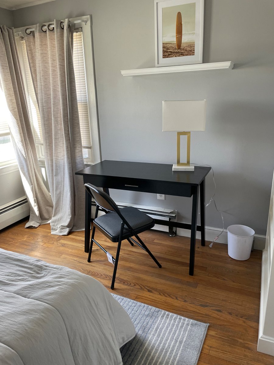 Bedroom #2 with table and chair 