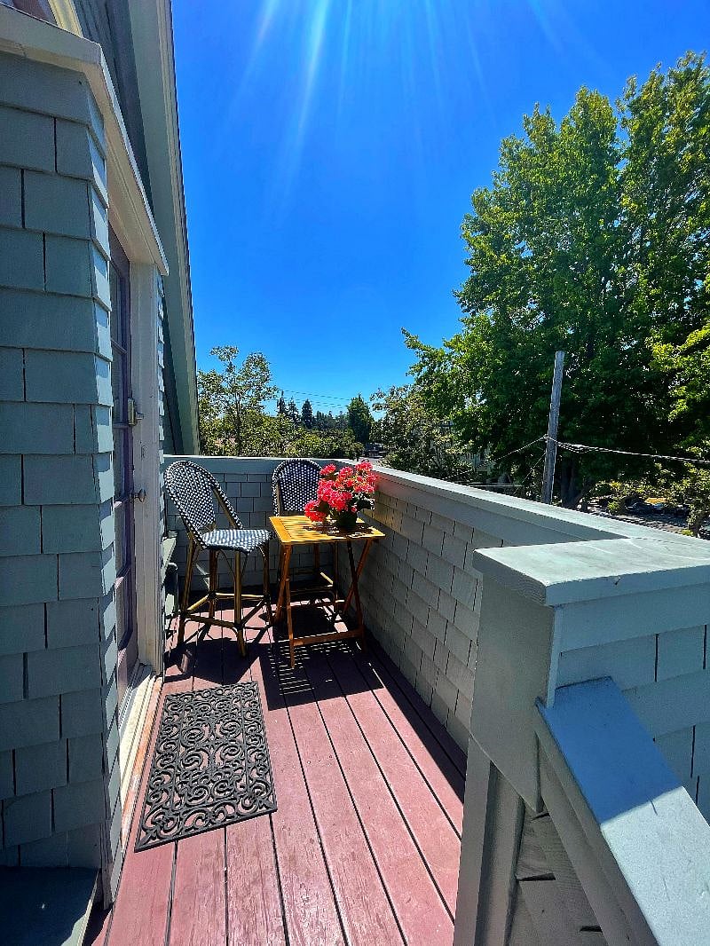 Private balcony space with beautiful views