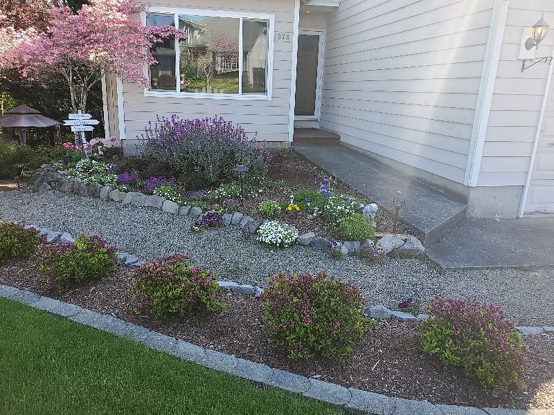 Front walkway to backyard