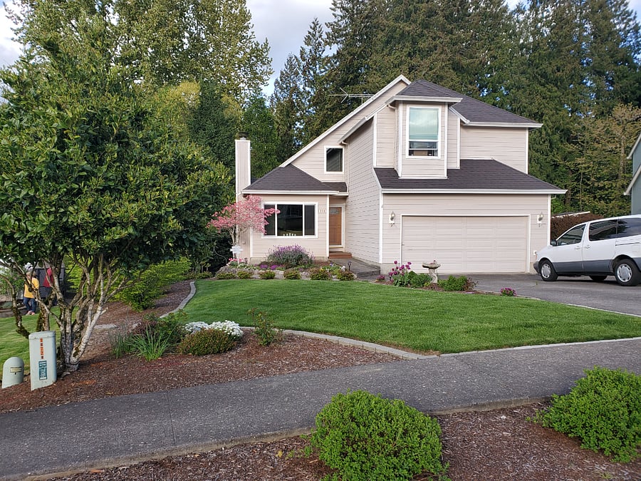 House and front yard