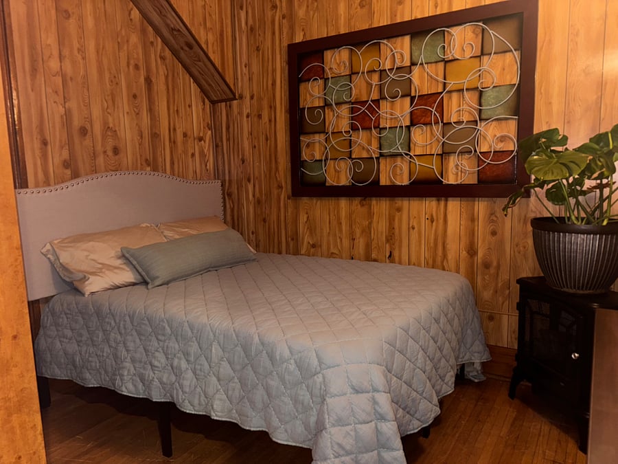 Bedroom #1 full size bed - mattress is firm 
