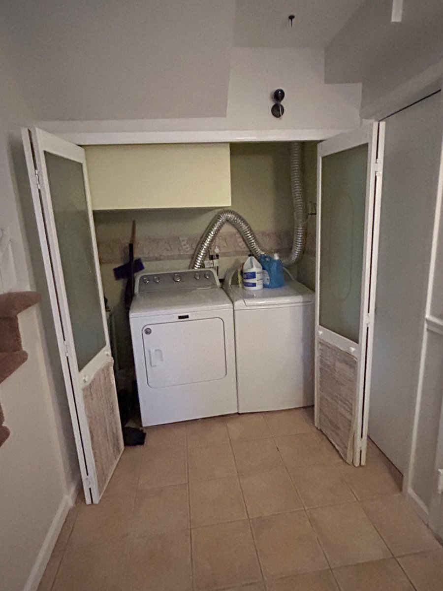 Washer and dryer. 1st floor of property