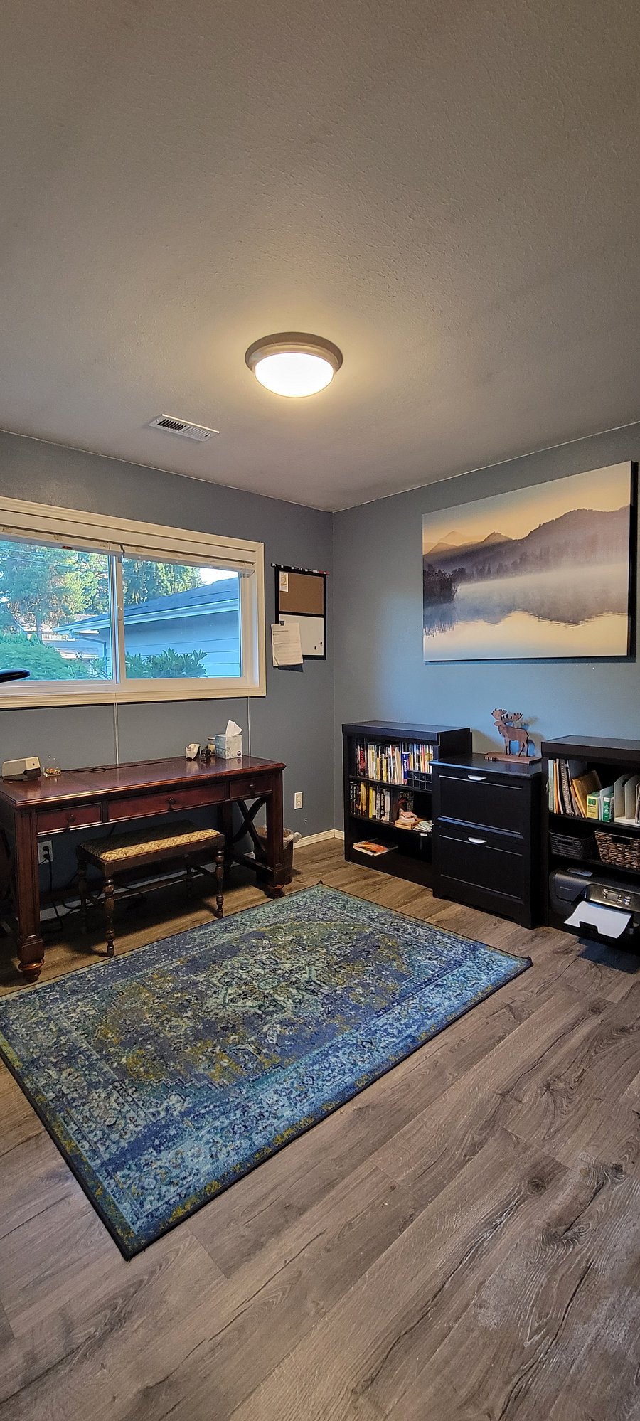 3rd bedroom converted to office space