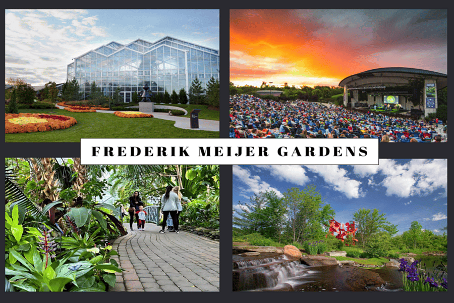 Frederik Meijer Gardens is home to Outdoor Summer Concerts, a Butterfly Exhibit, and a beautiful Sculpture Park!