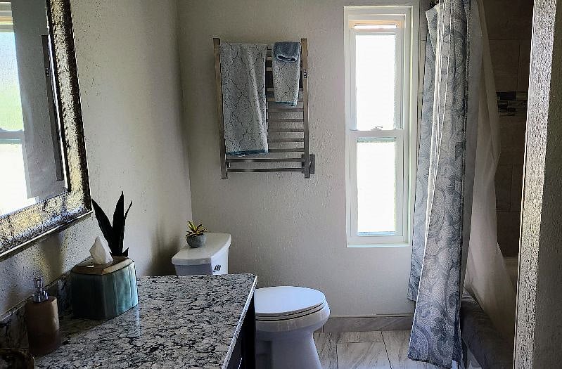 recently remodeled bath with jetted tub