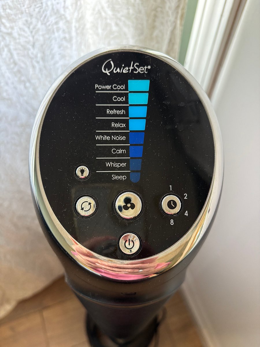 Multi function fan cools bedroom when needed