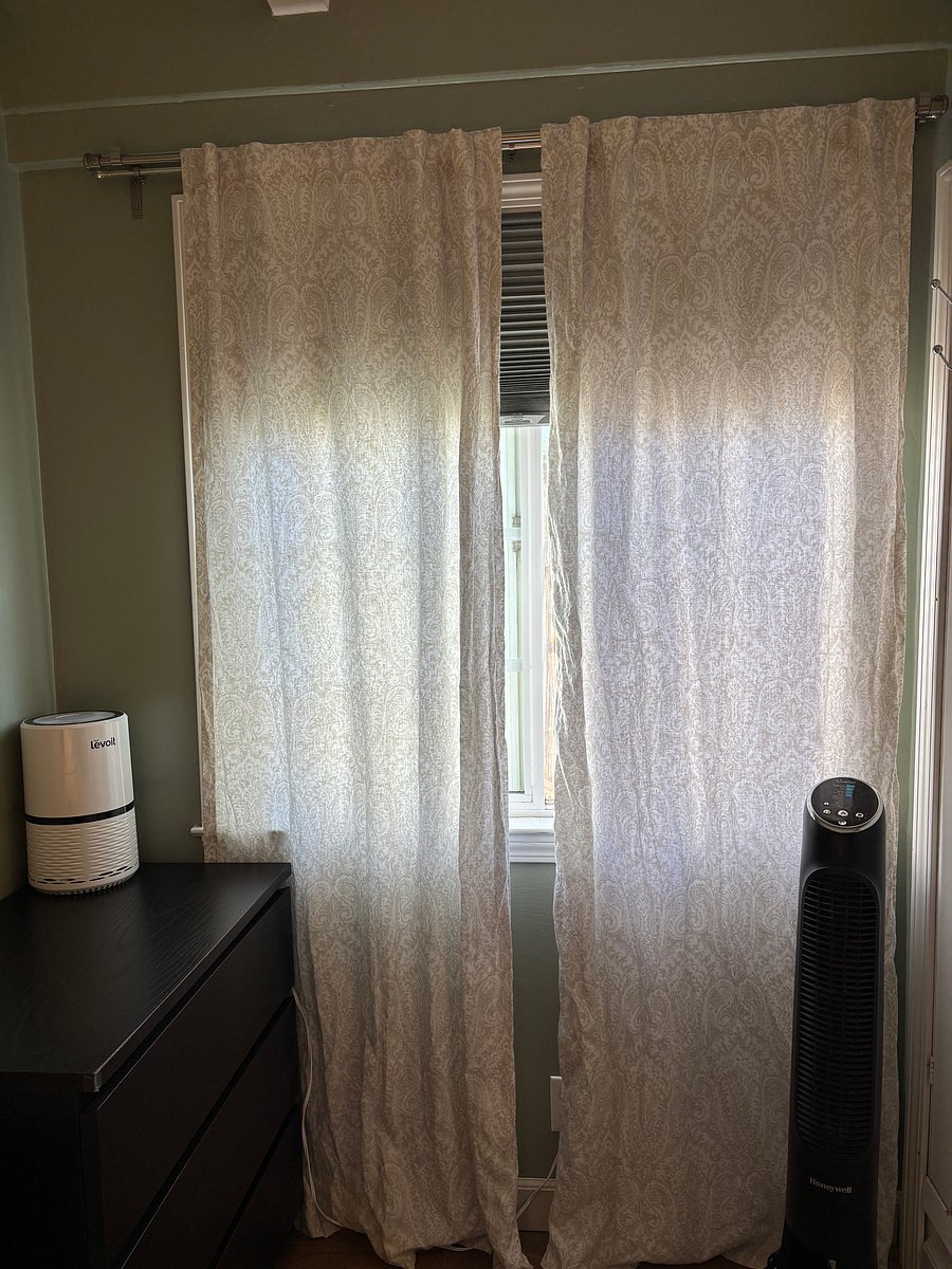 Bedroom window gets nice breezes