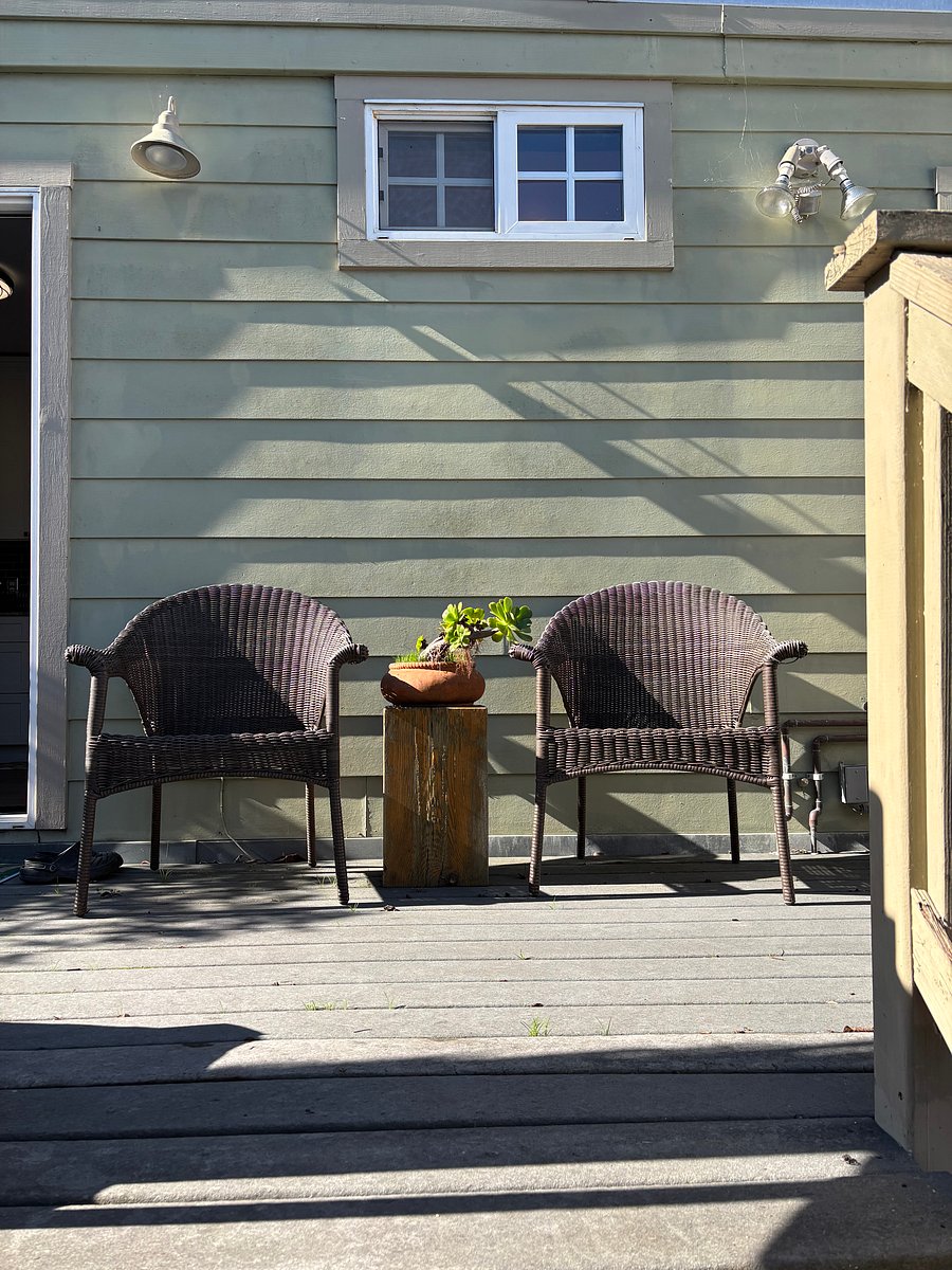 Chairs on your private sunny deck