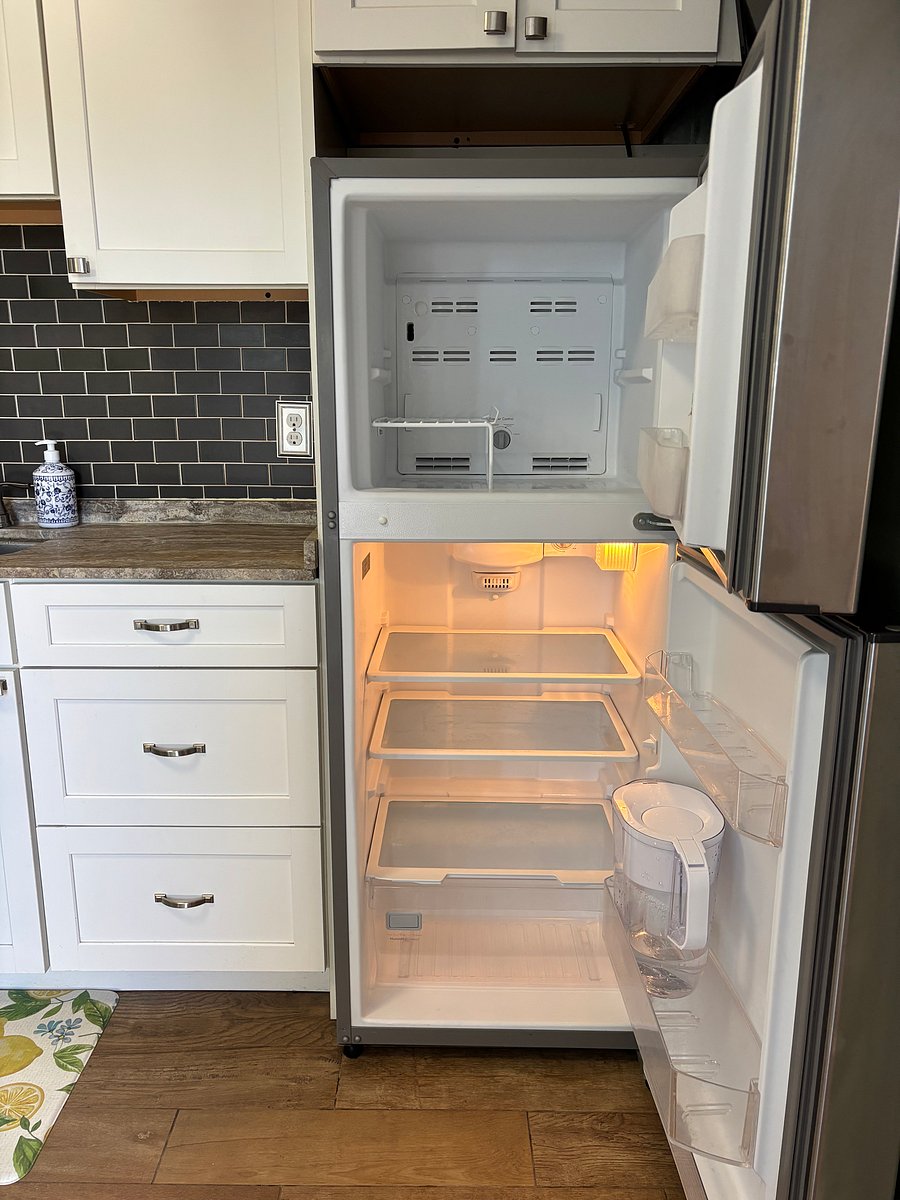 Plenty of space in fridge