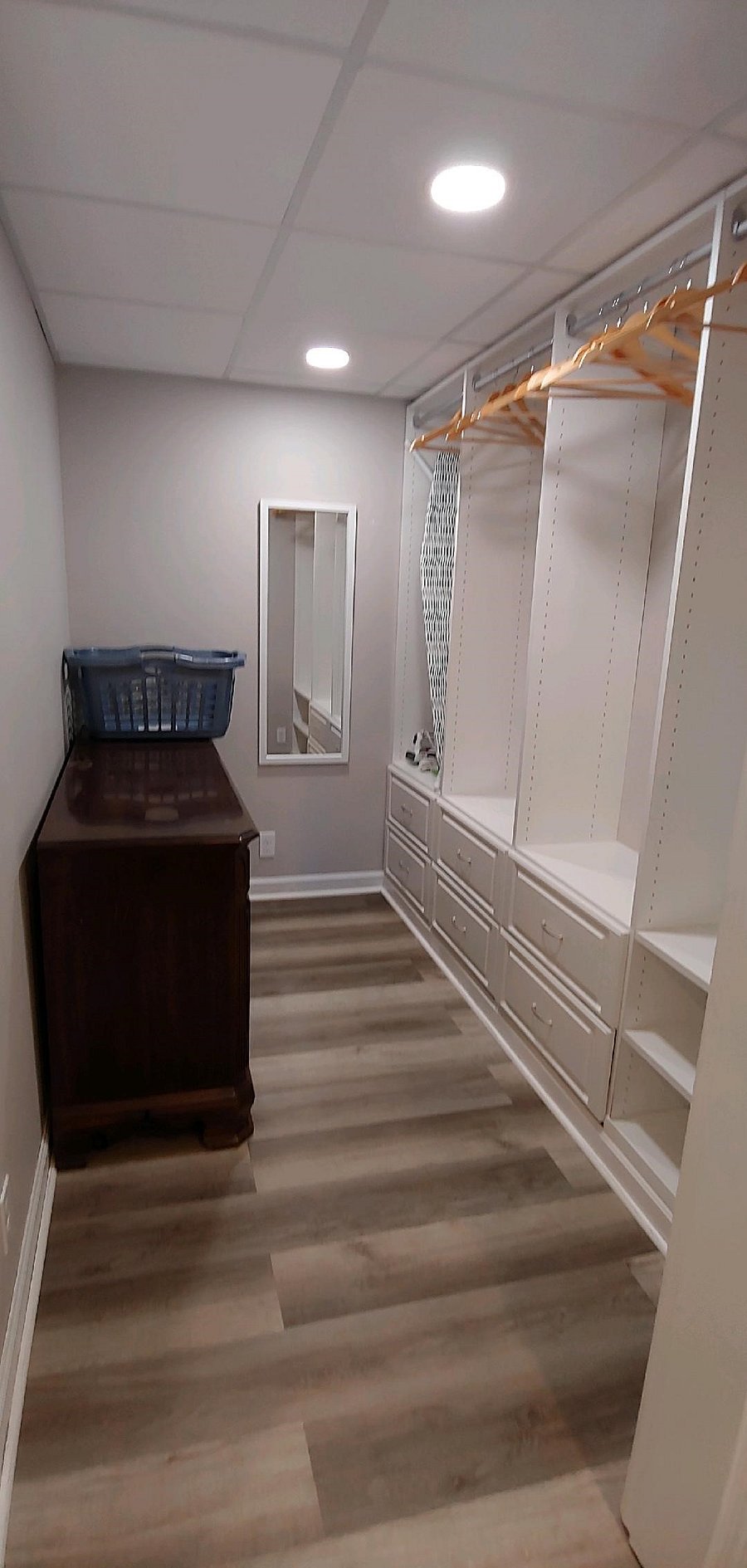 Large walk-in closet
