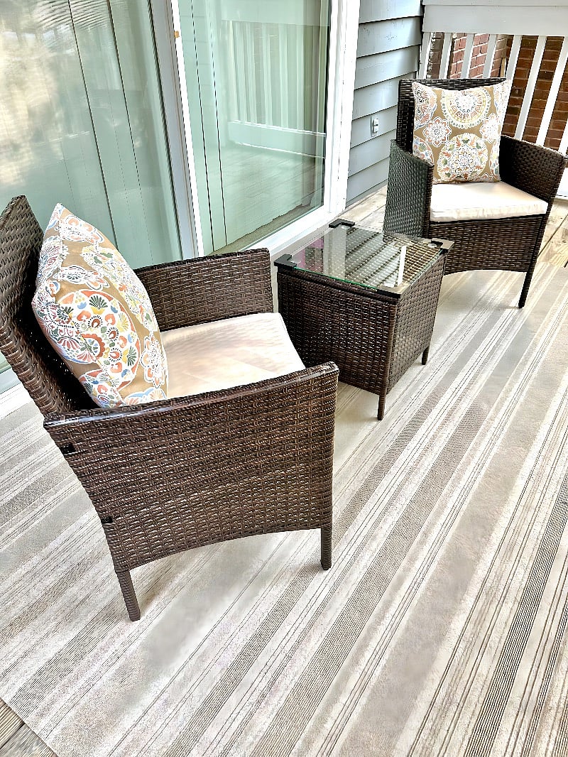 Your private patio area.
