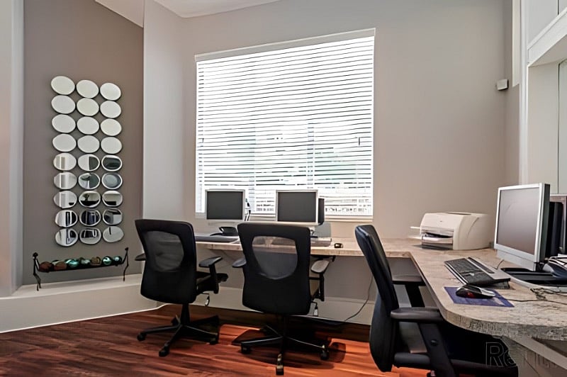 On-site business center.