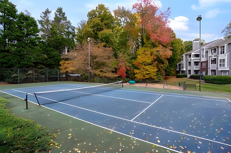On-site tennis court.