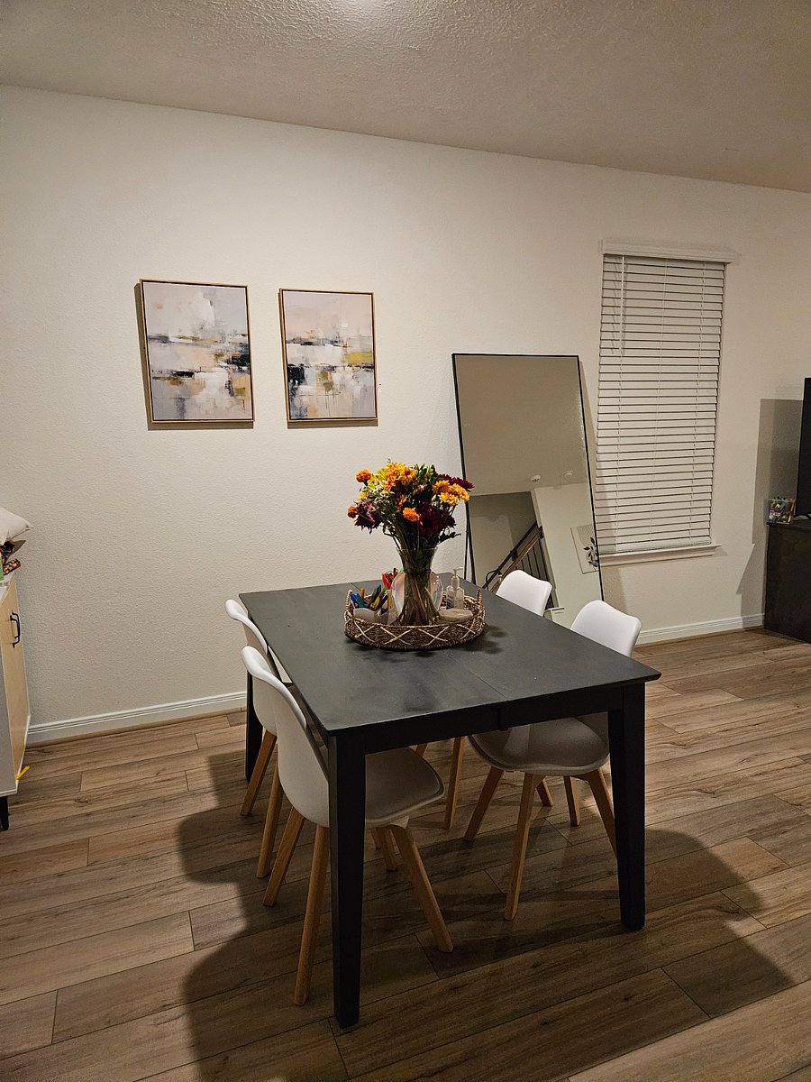 Downstairs dining area