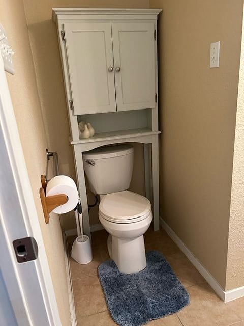 Storage over the commode