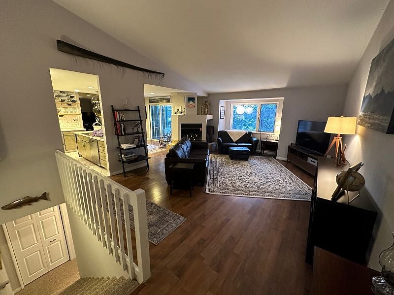 Top Floor: Kitchen, Living and Dining Room