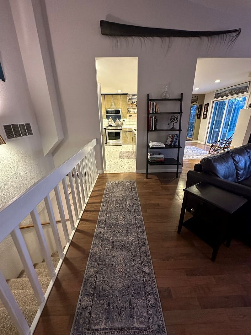Top Floor: Kitchen, Living and Dining Room