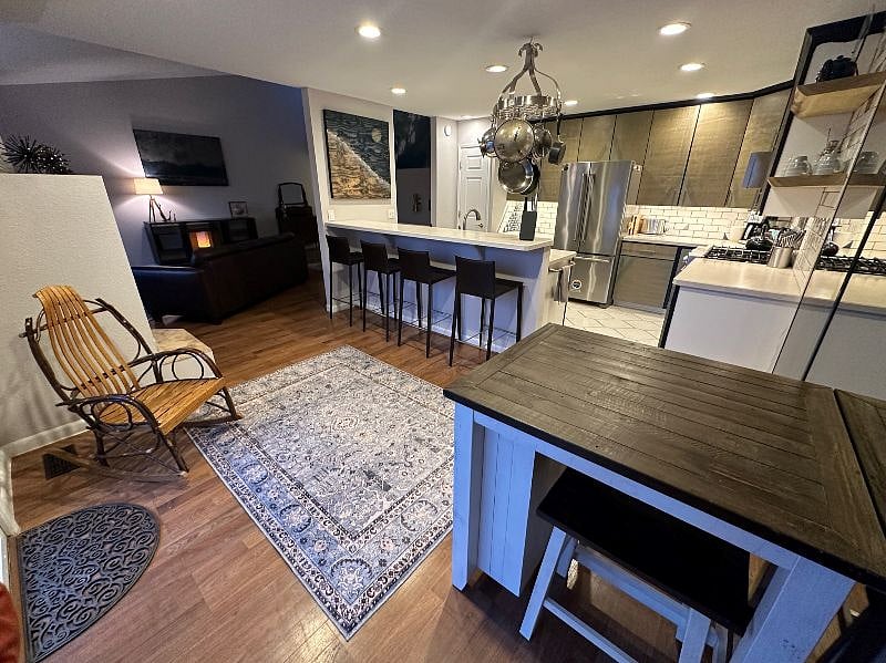 Top Floor: Kitchen and Dining Room
