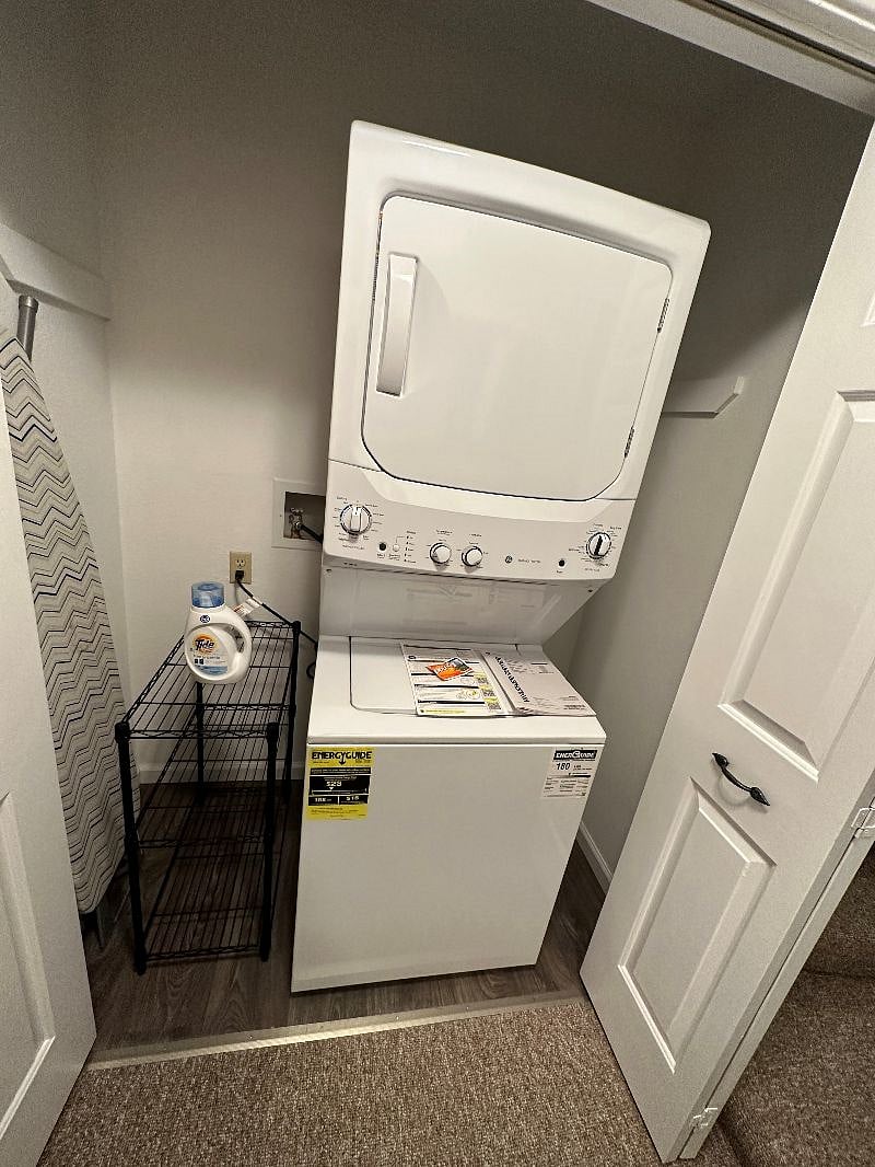 Stacked Washer and Dryer