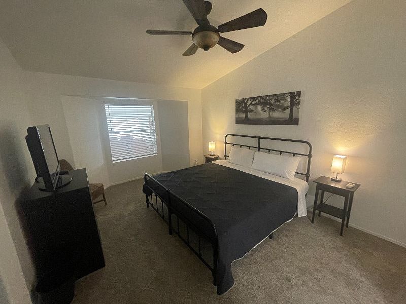 Main bedroom with king bed