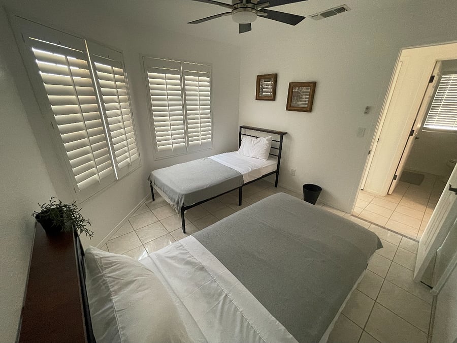 Third bedroom with two twins.  Can be pushed together to make a king.