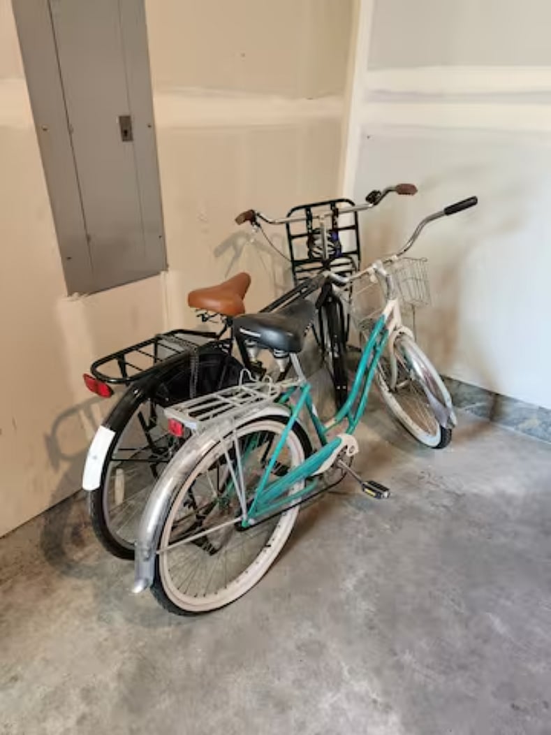 Bikes available may require the air to be pumped in the tires due to fluctuation in temps and use but pump available on location.
