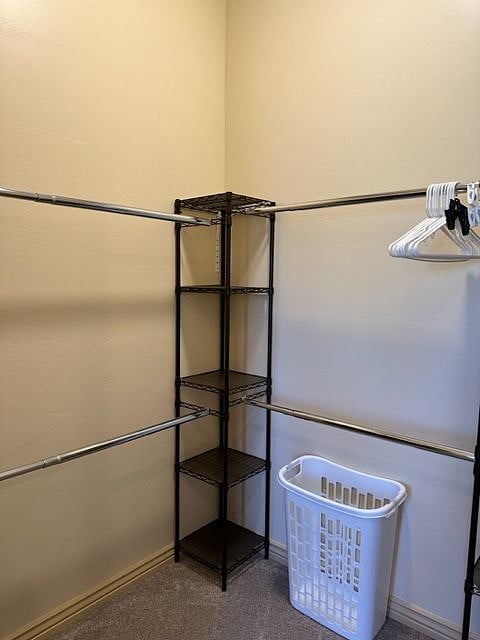 Master walk in closet
