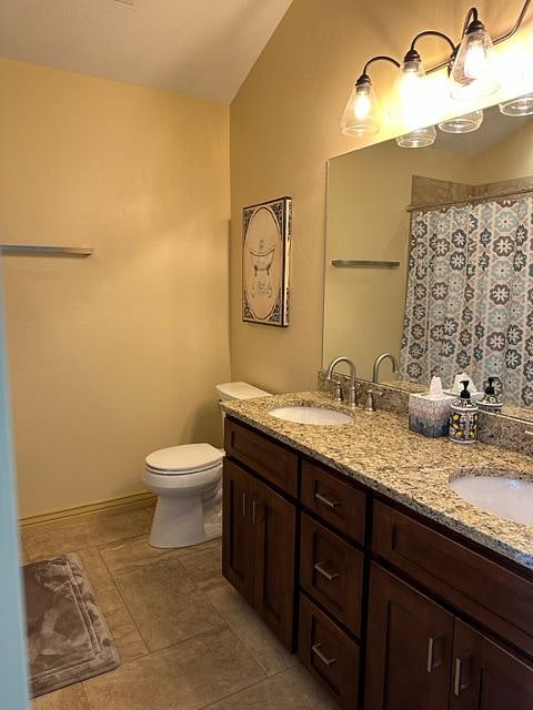 Hallway full bathroom with bathtub, shower and double sinks and a washer/dryer