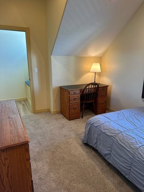 Desk area in second bedroom