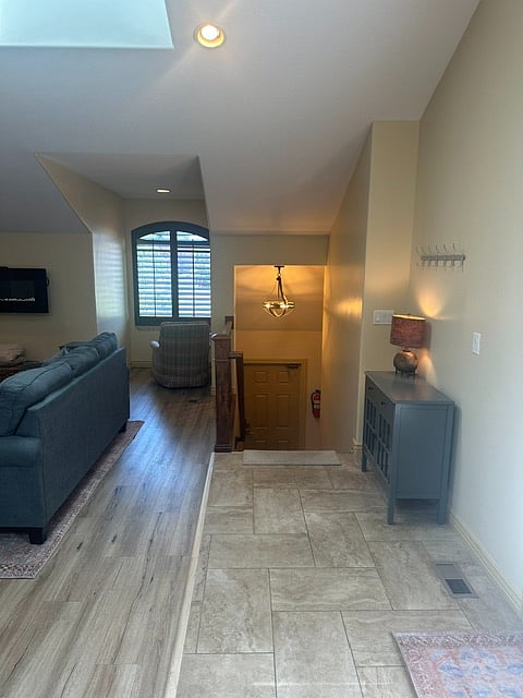 Top of the entry way