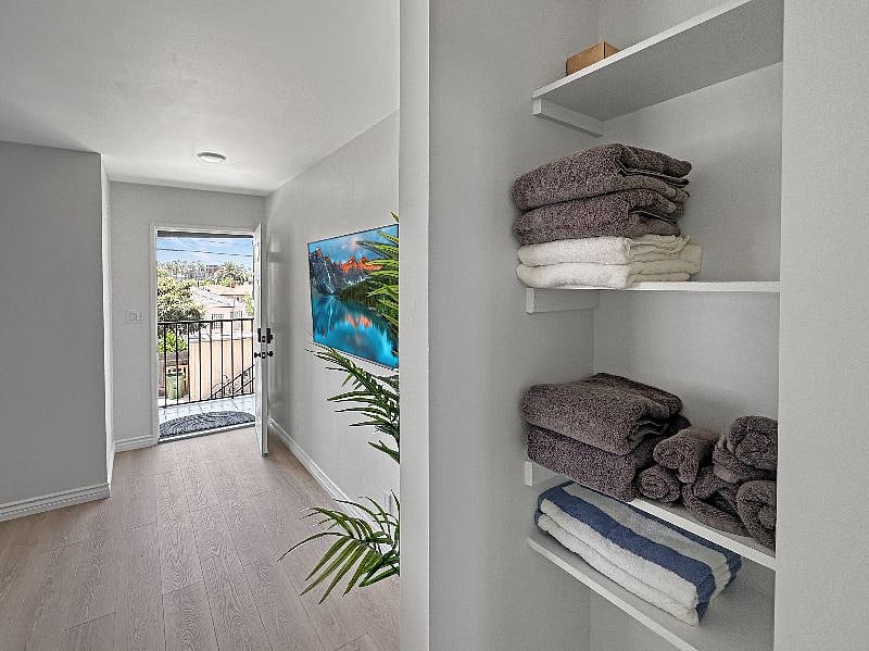 Luxury towels provided