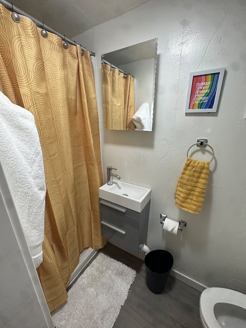 Newly remodeled bathroom