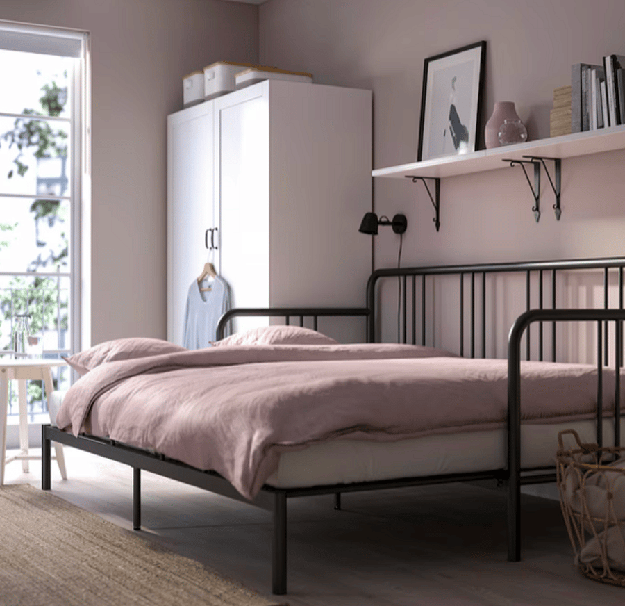 Ikea FYRESDAL daybed, which can be pulled out to create a double bed